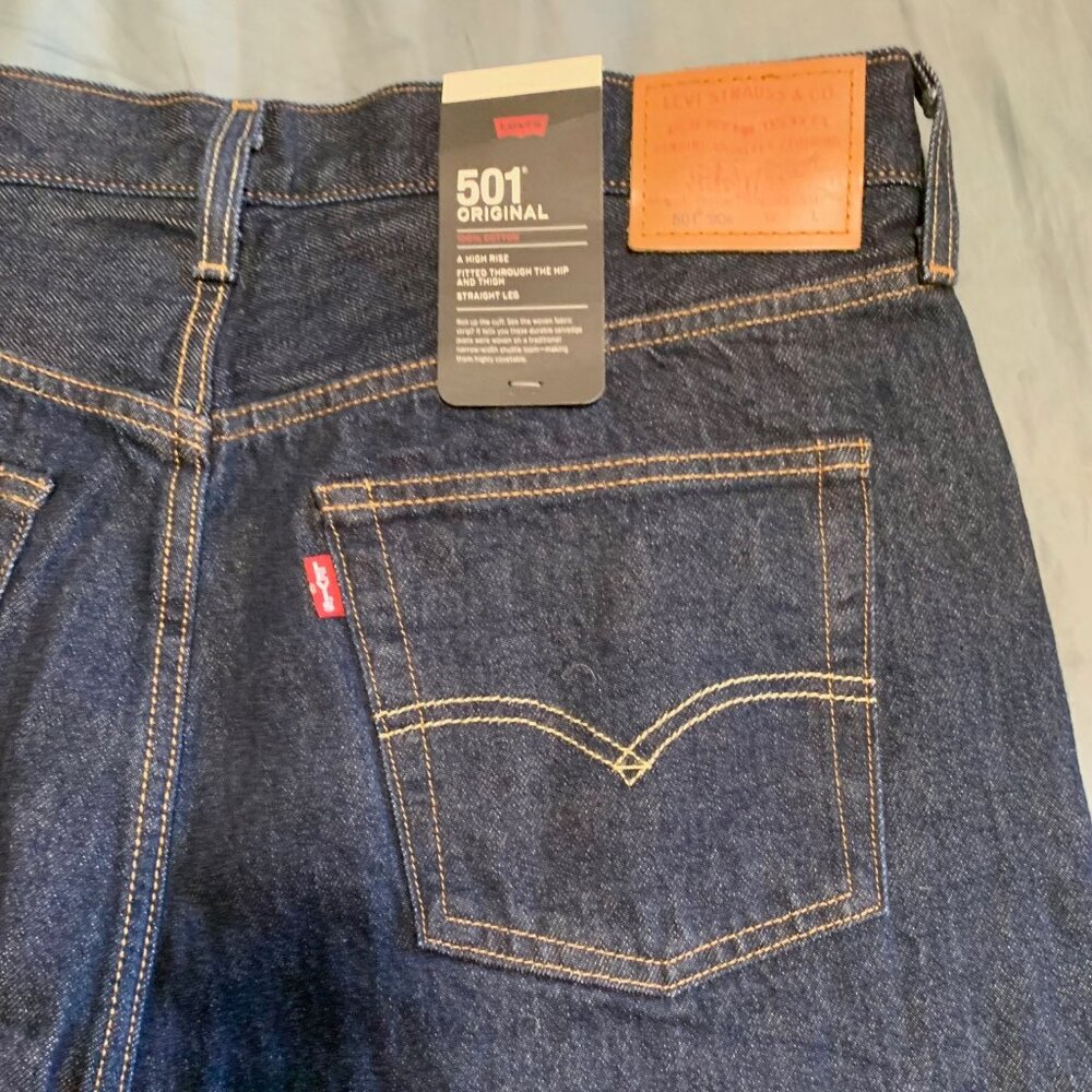 Levi's 501 Originals Women's (90s) 100% cotton selvedge denim - 34 x 32